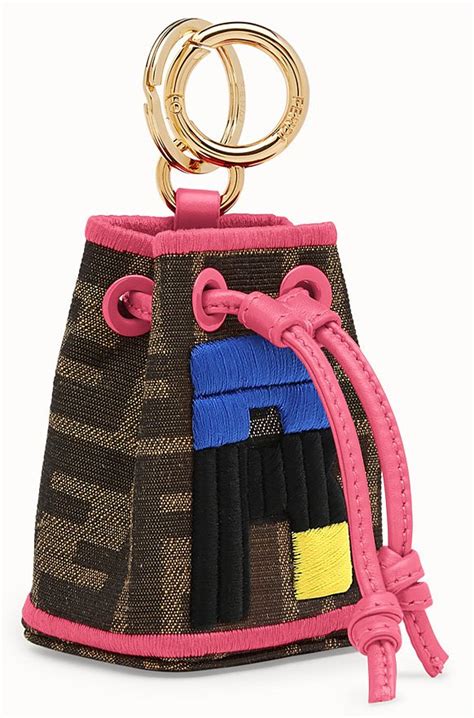 fendi pink bag charm|fendi mini bag charm.